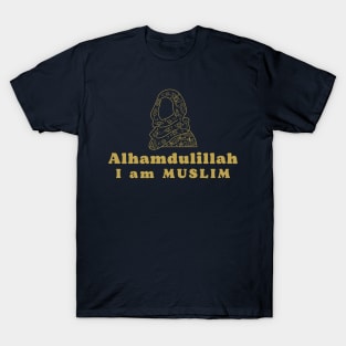 Alhamdulillah i Am muslim T-Shirt